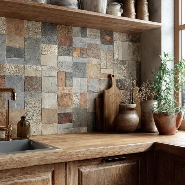 Rustic Kitchen Backsplash Designs for Cozy Homes - Kitchen Backsplashes | Laravel