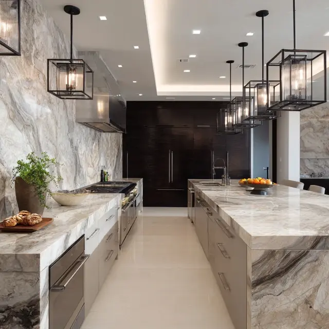 Stylish Marble Backsplash Ideas for Luxury Kitchens - Kitchen Backsplashes | Laravel