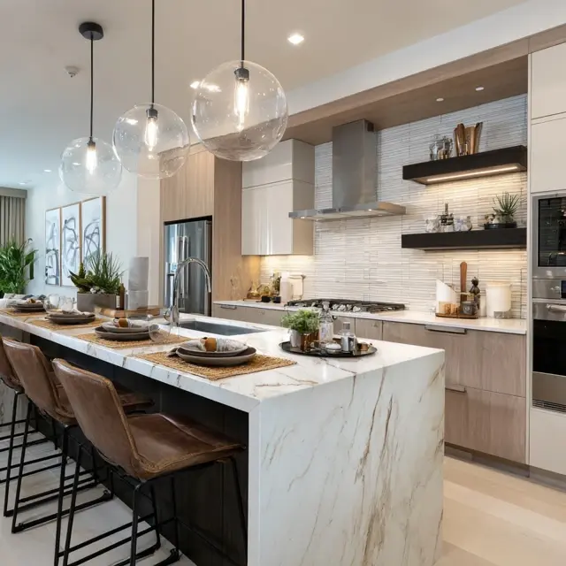 How to Match Countertops with Your Backsplash - Kitchen Backsplashes | Laravel