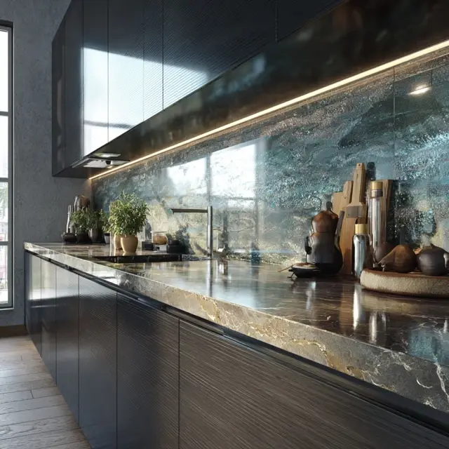 Best Waterproof Kitchen Backsplash Materials - Explore the best waterproof kitchen backsplash materials, including tile, glass,... Best Waterproof Kitchen Backsplash Materials - Kitchen Backsplashes | Laravel