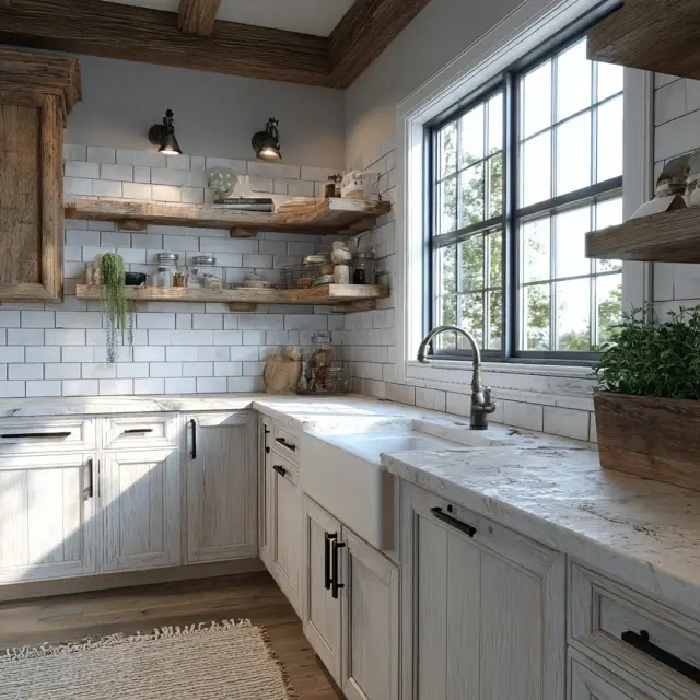 Backsplash Ideas That Elevate Farmhouse Kitchens - Explore backsplash ideas that elevate farmhouse kitchens with rustic tiles,... Backsplash Ideas That Elevate Farmhouse Kitchens - Kitchen Backsplashes | Laravel