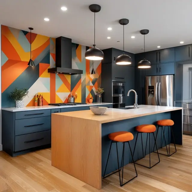 Color Blocking with Your Kitchen Backsplash - Discover how to use color blocking with your kitchen backsplash... Color Blocking with Your Kitchen Backsplash - Kitchen Backsplashes | Laravel