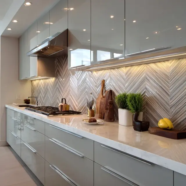 Trending Chevron Backsplash Designs to Copy - Discover trending chevron backsplash designs to copy, featuring bold patterns,... Trending Chevron Backsplash Designs to Copy - Kitchen Backsplashes | Laravel