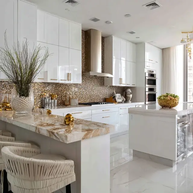 Backsplash Options for Bright White Kitchens - Explore backsplash options for bright white kitchens, from bold contrasts... Backsplash Options for Bright White Kitchens - Kitchen Backsplashes | Laravel