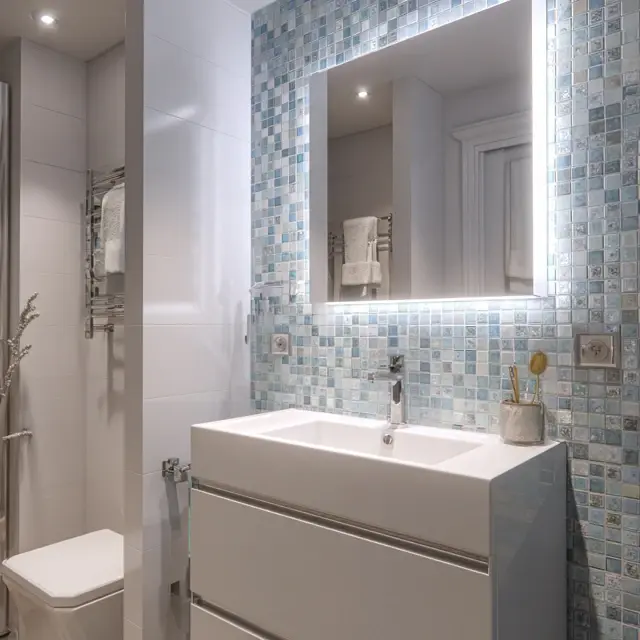 Peel-and-Stick Bathroom Backsplash for Quick Updates - Learn how peel-and-stick bathroom backsplash solutions deliver fast, stylish, and... Peel-and-Stick Bathroom Backsplash for Quick Updates - Bathroom Backsplashes | Laravel