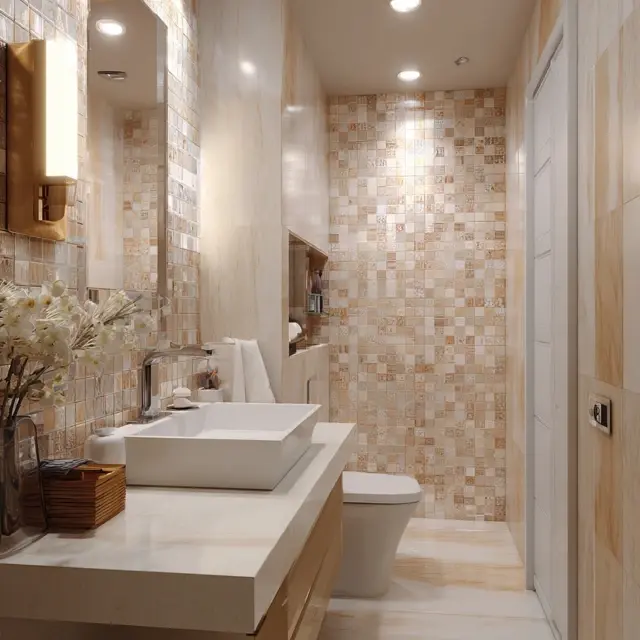 Bathroom Backsplash Designs That Make Small Rooms Pop - Bathroom Backsplashes | Laravel