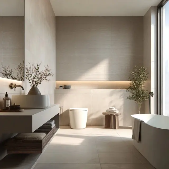 Minimalist Bathroom Backsplash Styles for Calm Spaces - Explore minimalist bathroom backsplash styles that bring serenity and calm... Minimalist Bathroom Backsplash Styles for Calm Spaces - Bathroom Backsplashes | Laravel