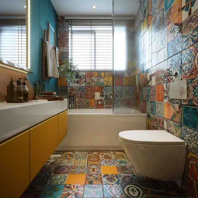 Artistic Bathroom Backsplash Ideas for Creative Homes - Explore artistic bathroom backsplash ideas for creative homes, with unique... Artistic Bathroom Backsplash Ideas for Creative Homes - Bathroom Backsplashes | Laravel