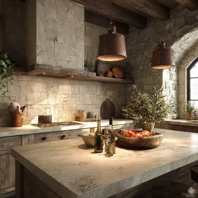 Travertine Backsplash Ideas for Rustic Touches - Explore travertine backsplash ideas that add rustic warmth, natural beauty,... Travertine Backsplash Ideas for Rustic Touches - Backsplash Materials | Laravel