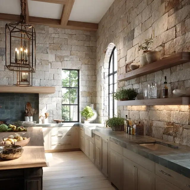 Limestone Backsplash Designs for Earthy Tones - Discover limestone backsplash designs that add earthy tones, natural warmth,... Limestone Backsplash Designs for Earthy Tones - Backsplash Materials | Laravel