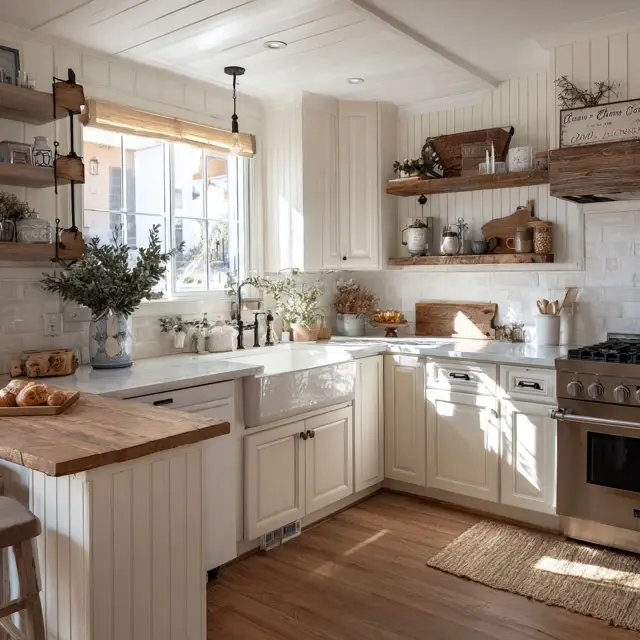 Beadboard Backsplash for Cottage Kitchens - Explore beadboard backsplash designs that bring cozy charm, warmth, and... Beadboard Backsplash for Cottage Kitchens - Backsplash Materials | Laravel