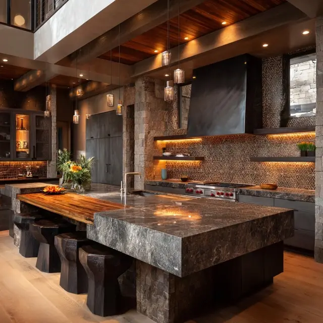 Stone Mosaic Backsplash for Textured Charm - Explore stone mosaic backsplash ideas that bring textured charm, natural... Stone Mosaic Backsplash for Textured Charm - Backsplash Materials | Laravel