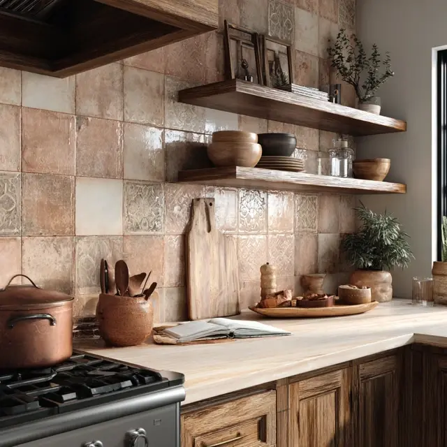 Fireclay Tile Backsplash for Handmade Appeal - Explore fireclay tile backsplash ideas that showcase handmade appeal, artisanal... Fireclay Tile Backsplash for Handmade Appeal - Backsplash Materials | Laravel