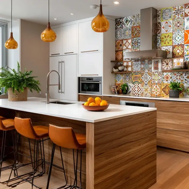 Playful Tile Mix Backsplash Inspirations - Discover playful tile mix backsplash ideas that bring creativity and... Playful Tile Mix Backsplash Inspirations - Trends & Inspiration | Laravel