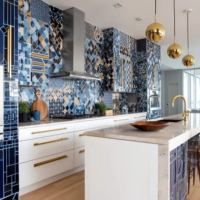 Backsplash Inspirations with Bold Geometrics - Discover bold geometric backsplash ideas that bring striking patterns and... Backsplash Inspirations with Bold Geometrics - Trends & Inspiration | Laravel