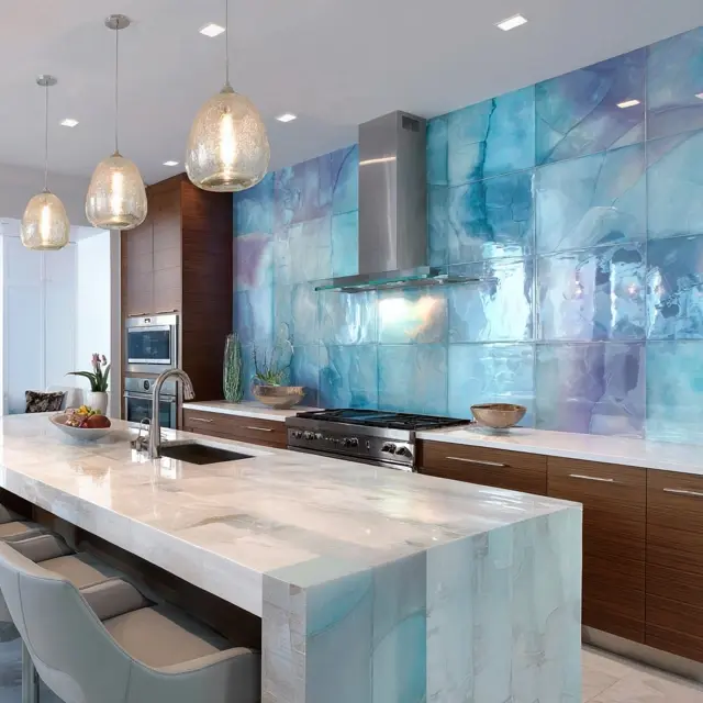 Color Gradient Backsplash Ideas for Kitchens - Discover creative color gradient backsplash ideas that introduce dynamic transitions... Color Gradient Backsplash Ideas for Kitchens - Trends & Inspiration | Laravel